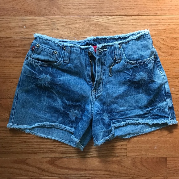 Zana Di Pants - Medium wash denim shorts